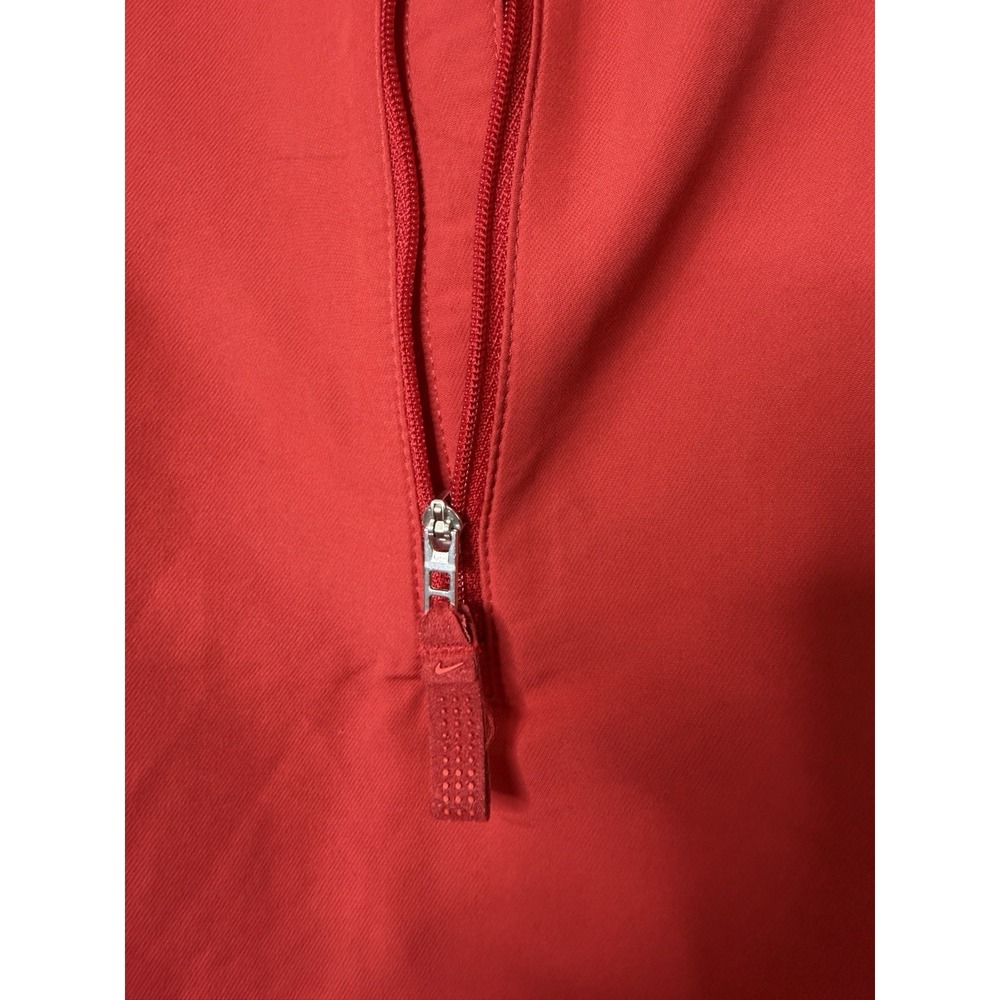 Nike Men Red Golf Windproof 1/2 Zip Pullover Jacket XL Breathable 333111 - Picture 11 of 11